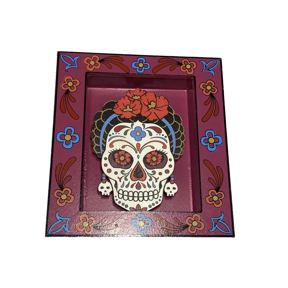 NEW Halloween wall‎ hanging decor sugar skull